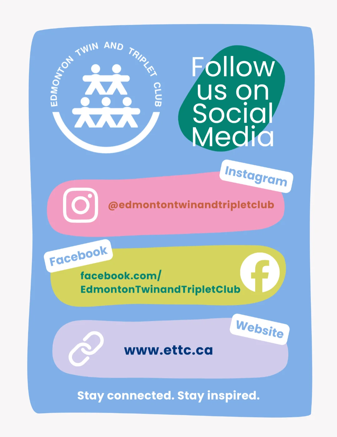 Follow us on Instagram and Facebook