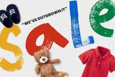 Poster for We've Outgrown It Sale on October 3, 2026 hosted by ETTC. Features baby clothing and toys that will be for sale at the Alberta Aviation Museum from 9am to 1pm with a $2 admission fee.